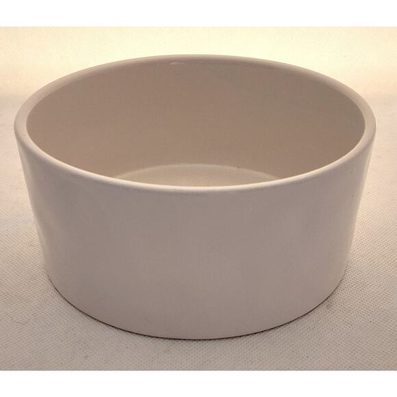 DOG BOWL-RAE DUNN-"Bark"-Ceramic-Light Cream-6" Diameter-2.75" High - Picture 5 of 10
